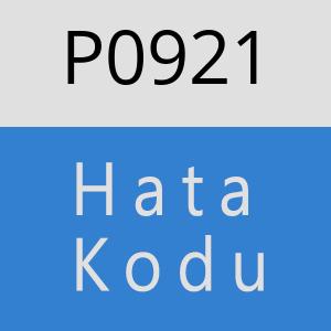 P0921 hatasi