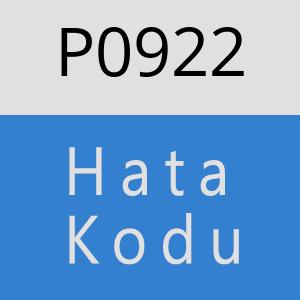 P0922 hatasi