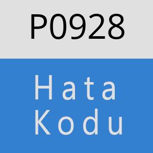 P0928 hatasi