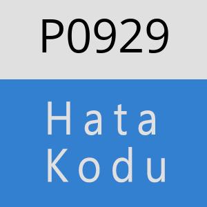 P0929 hatasi