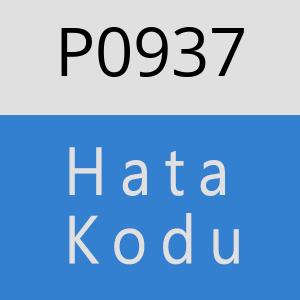 P0937 hatasi