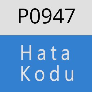 P0947 hatasi