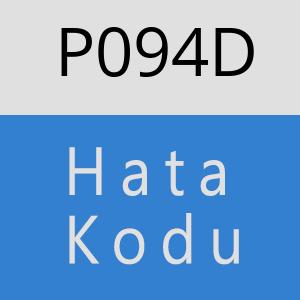 P094D hatasi