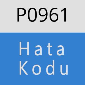 P0961 hatasi