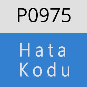 P0975 hatasi