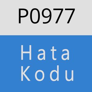 P0977 hatasi