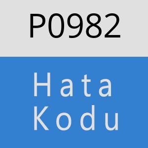 P0982 hatasi