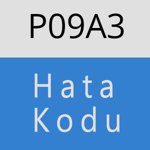 P09A3 hatasi