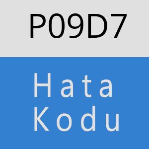 P09D7 hatasi