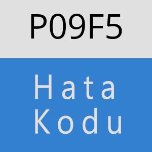 P09F5 hatasi