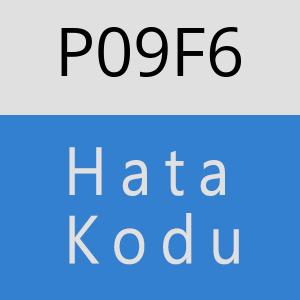 P09F6 hatasi