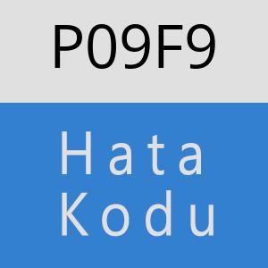 P09F9 hatasi