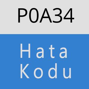 P0A34 hatasi