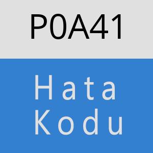 P0A41 hatasi