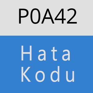 P0A42 hatasi