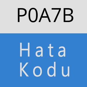 P0A7B hatasi