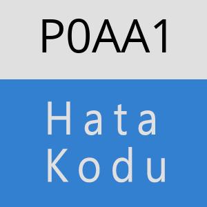 P0AA1 hatasi