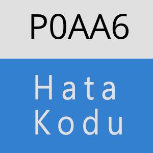 P0AA6 hatasi