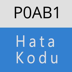 P0AB1 hatasi