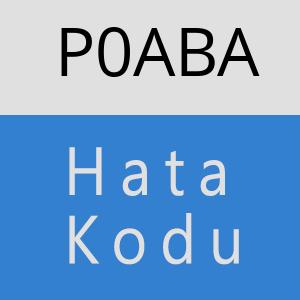 P0ABA hatasi