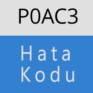 P0AC3 hatasi