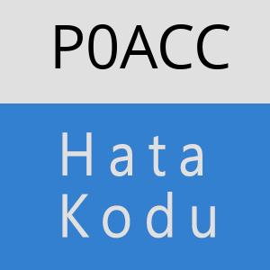 P0ACC hatasi