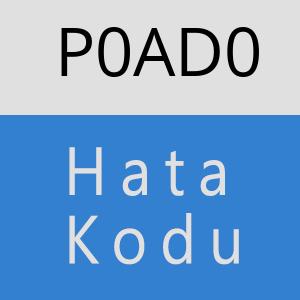 P0AD0 hatasi