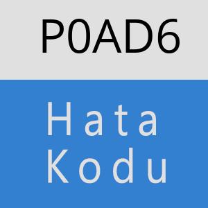 P0AD6 hatasi