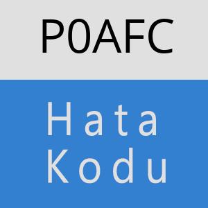 P0AFC hatasi