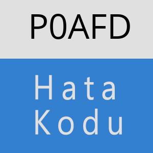 P0AFD hatasi