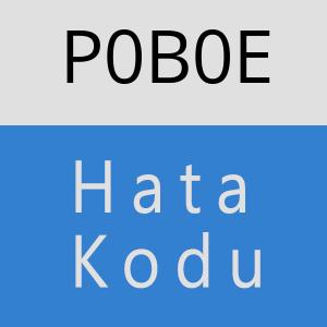 P0B0E hatasi