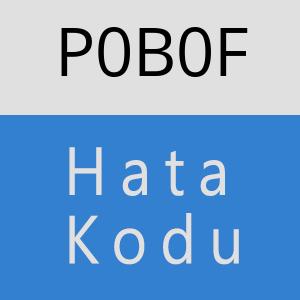 P0B0F hatasi