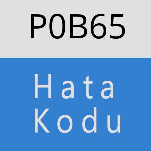 P0B65 hatasi