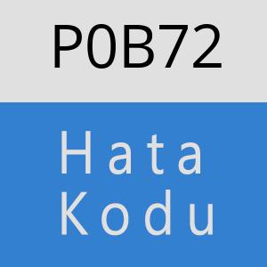 P0B72 hatasi