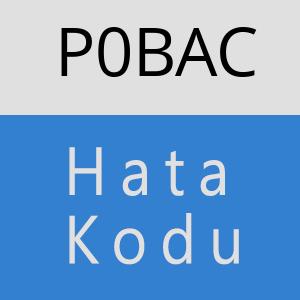 P0BAC hatasi