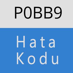 P0BB9 hatasi