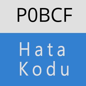 P0BCF hatasi