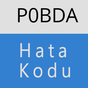 P0BDA hatasi