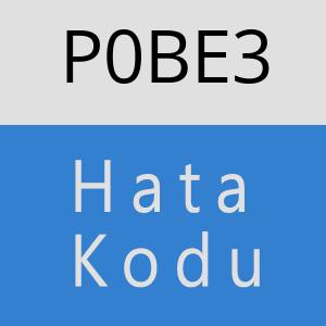 P0BE3 hatasi