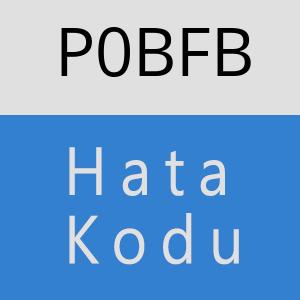 P0BFB hatasi