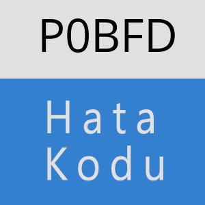 P0BFD hatasi