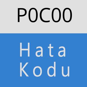 P0C00 hatasi
