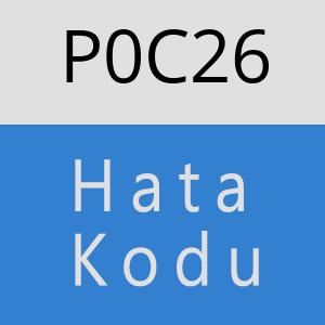 P0C26 hatasi