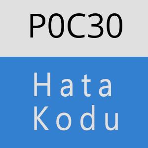 P0C30 hatasi