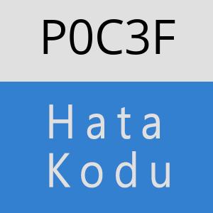 P0C3F hatasi