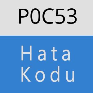 P0C53 hatasi