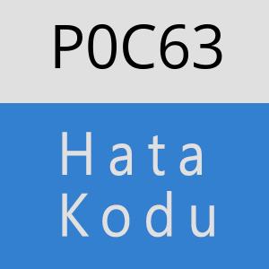 P0C63 hatasi