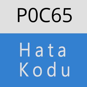 P0C65 hatasi