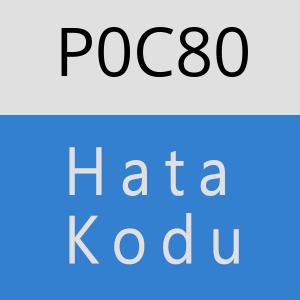 P0C80 hatasi