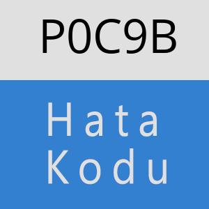 P0C9B hatasi